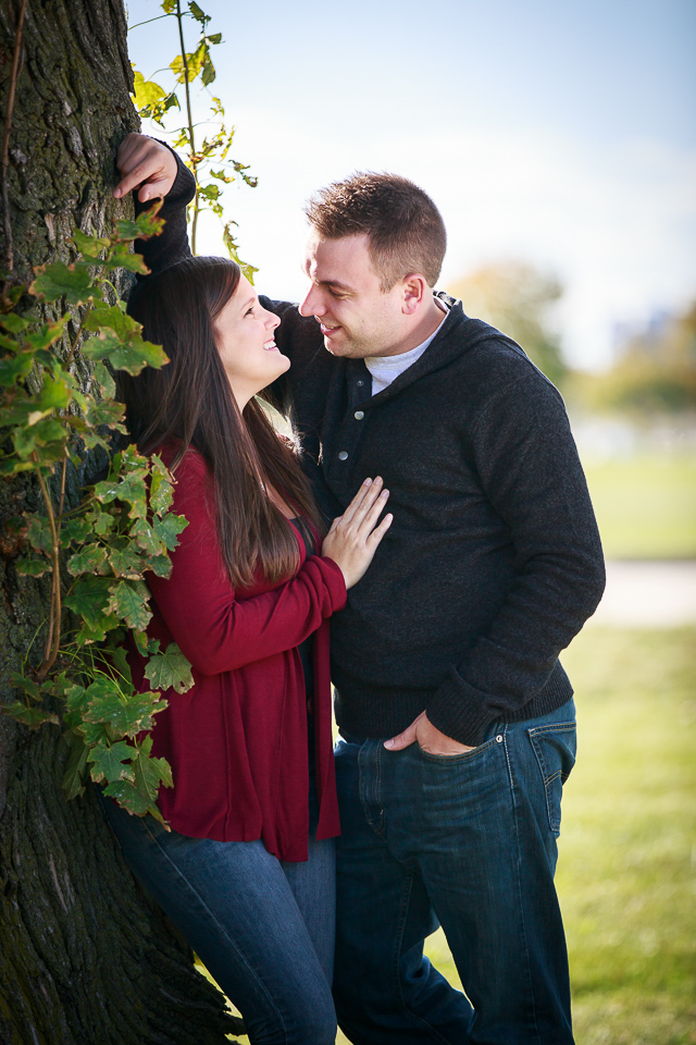 Belle Isle engagement photo