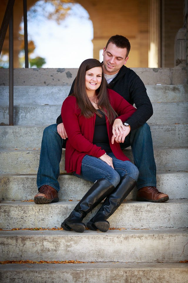 Belle Isle engagement photo