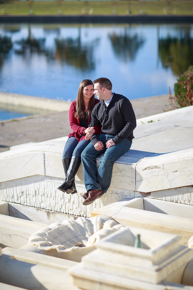 Belle Isle engagement photo