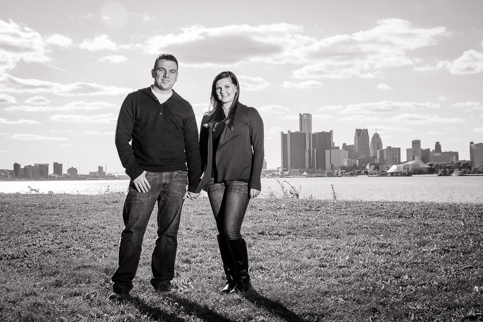 Belle Isle engagement photo