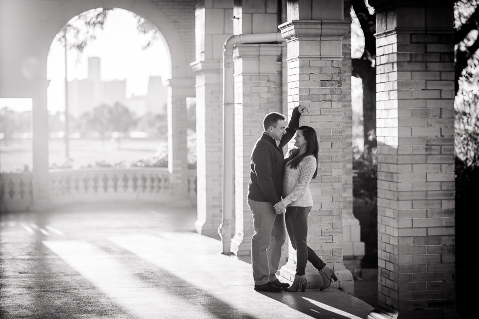 Belle Isle engagement photo