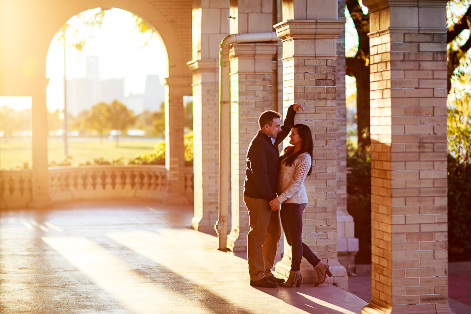 Belle Isle engagement photo